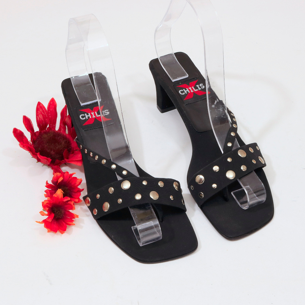 Chilis Escape Slide Sandals Black US 6.5M